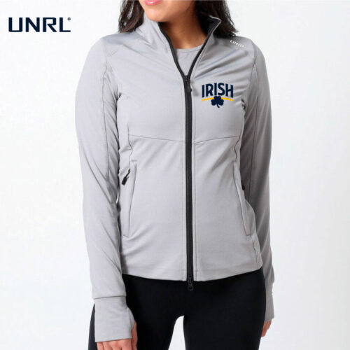 RAHA Boosters - Gray Embroidered UNRL Ladies Transition Full Zip