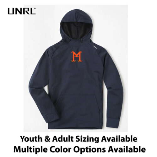 Minneapolis Millers Baseball - Embroidered UNRL Crossover Hoodie II