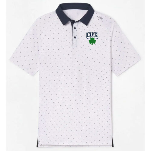 Rosemount Golf - White Embroidered UNRL Classic Dot Polo