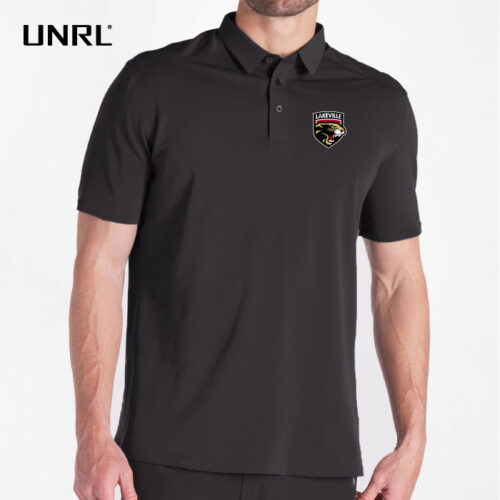 Lakeville IceCats Hockey - Matte Black UNRL Legend Polo
