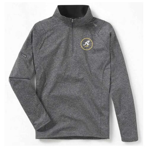Andover Baseball - Heather Gray Embroidered UNRL Elite 1/4-Zip