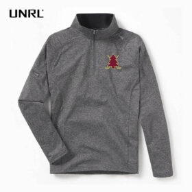 Lakeville Lumberjacks - Heather Grey Embroidered UNRL Elite 1/4-Zip