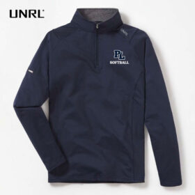 Prior Lake High School Softball - Navy Embroidered UNRL Elite 1/4-Zip