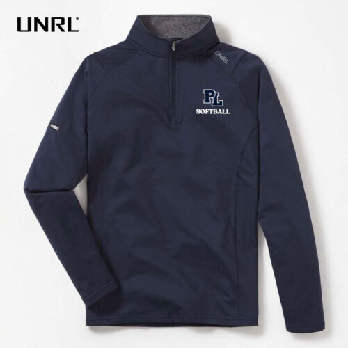 Prior Lake High School Softball - Navy Embroidered UNRL Elite 1/4-Zip