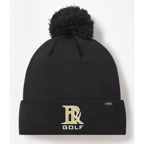 East Ridge HS Golf - Black Embroidered UNRL Elite Winter Hat