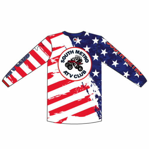 South Metro ATV - Full-Dye Long Sleeve USA Jersey - Image 2