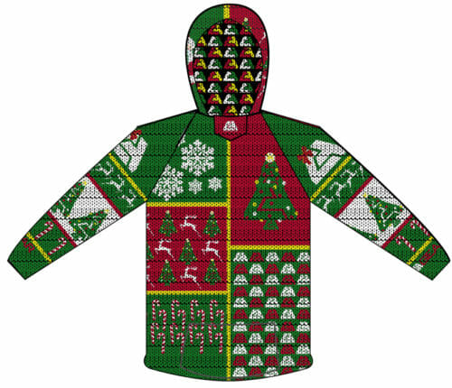 CA Gear - Full-Dye "Ugly Christmas Sweater" Sweatshirt - Image 6