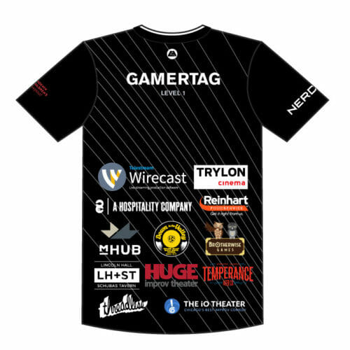 Team Nerdery - Full-Dye V-Neck Jersey - Image 2