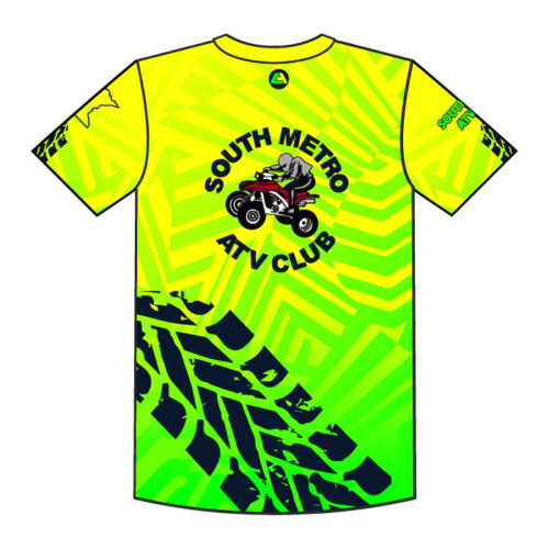 South Metro ATV – Full-Dye Short Sleeve V-Neck Jersey - Image 2