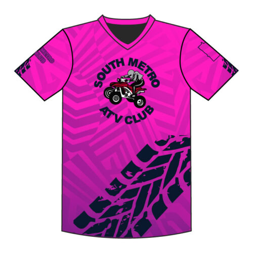 South Metro ATV – Full-Dye Short Sleeve V-Neck Jersey - Image 5