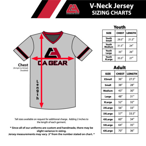 Farmington Baseball - Full-Dye Black V-Neck Player Jersey - Image 2