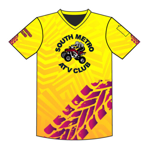 South Metro ATV – Full-Dye Short Sleeve V-Neck Jersey - Image 3