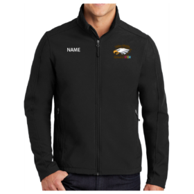 Valley Middle School of Stem - Black Embroidered Softshell Jacket (J317)