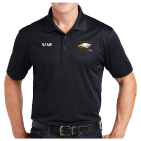 Valley Middle School of STEM - Black Embroidered Men's Polo (ST650)