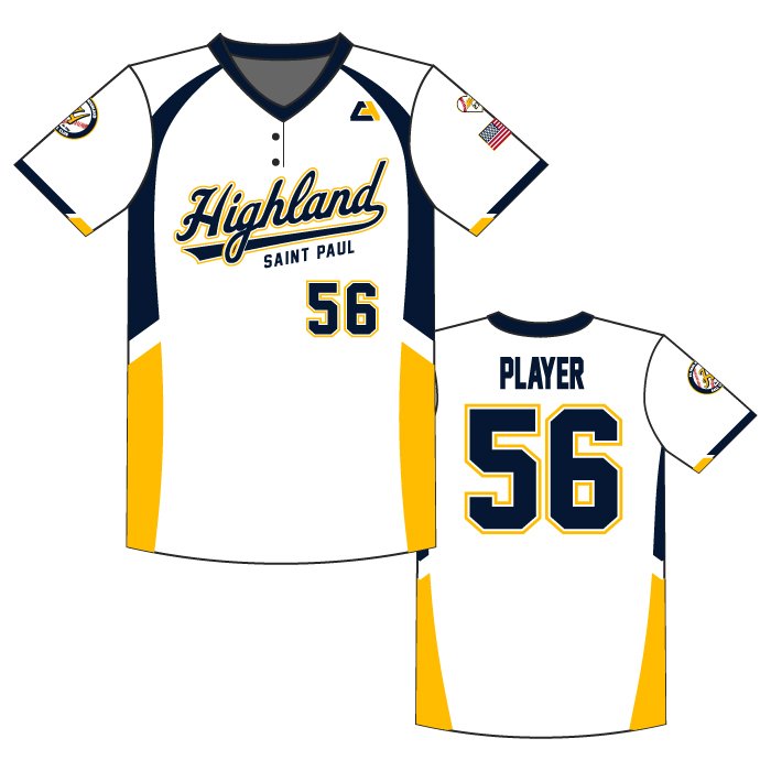 Highland Baseball - Full-Dye Primary Jersey