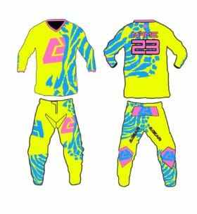 CA Gear - "Wild Flow" Motocross Gear Set