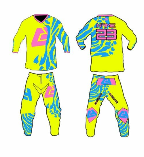 CA Gear - "Wild Flow" Motocross Gear Set