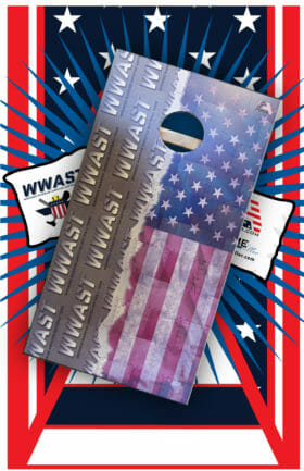 CA Warrior Tourney - Gamefeller Custom Cornhole Board Set (Raffle Ticket)