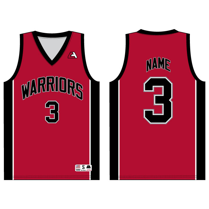 warriors red jersey