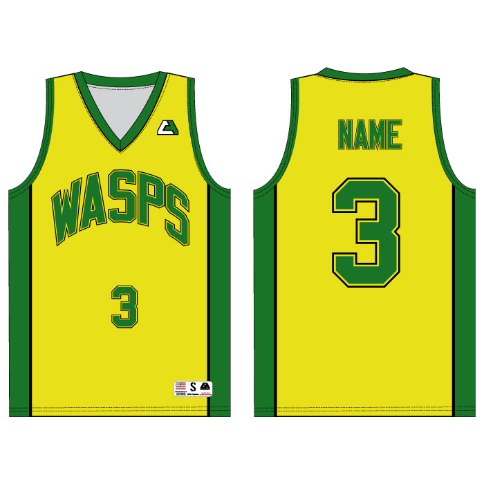 yellow green basketball jersey