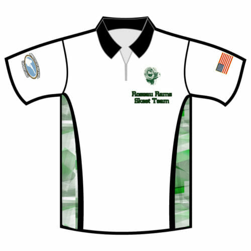 Roseau Clay Target Team - Full-Dye 1/4 Zip Polo - Image 3