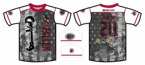 4 The Fallen 2016  White Jersey - Image 2