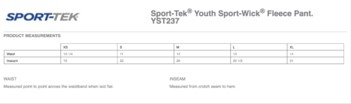 MN Stars - Black Embroidered Fleece Pant (ST237) - Image 3
