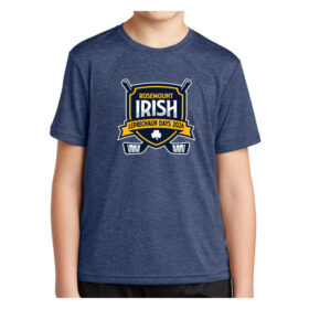 Rosemount Leprechaun Days - True Navy Heather Printed Performance Tee (ST360)