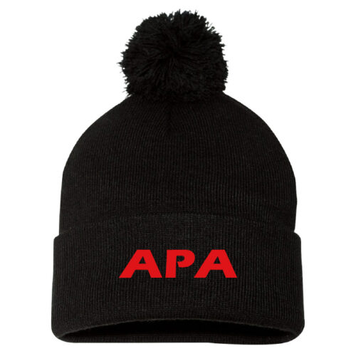 archery performance academy black embroidered flexfit baseball cap (pts30)