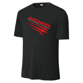 archery performance academy black embroidered flexfit baseball cap (pts30)