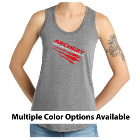 archery performance academy black printed performance tee (st350)