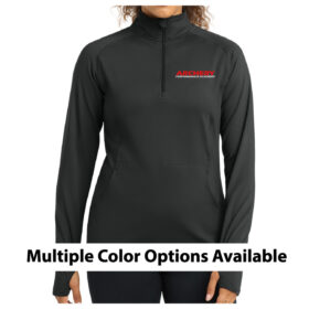 archery performance academy black printed performance tee (st350)