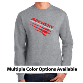 archery performance academy black printed performance tee (st350)