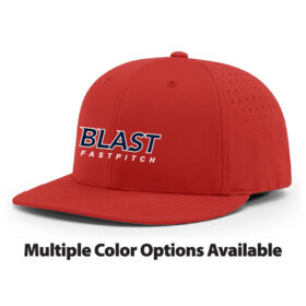 bloomington blast fastpitch navy short sleeve printed tee (bc3001)