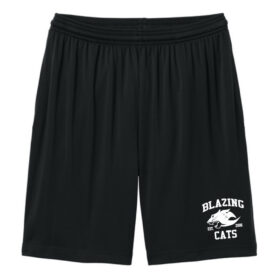 two rivers fastpitch black printed shorts (st355p)
