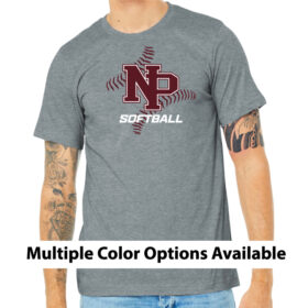 New Prague Softball - Short Sleeve Printed Tee (BC3001)