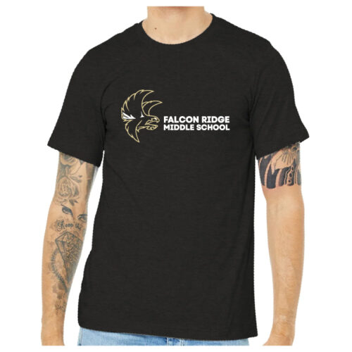falcon ridge middle school printed short sleeve tee (bc3001)