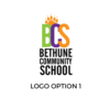 Bethune Community School - Women's Vinyl V-Neck Tee (LST353) - Image 2