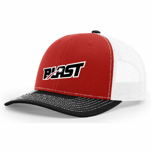 Blast Special Olympics - Red/White/Black Embroidered Snapback Baseball Cap (112)