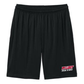 two rivers fastpitch black printed shorts (st355p)