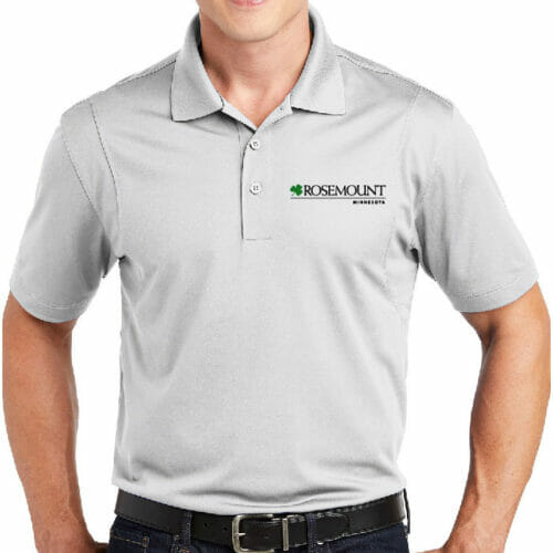 City of Rosemount - Embroidered Men's Polo White (ST650)