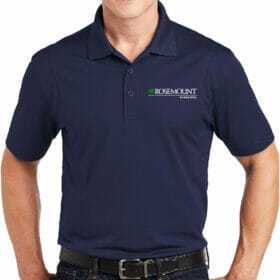City of Rosemount - Embroidered Men's Polo Navy (ST680)