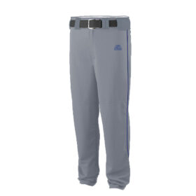 CA Stock Baseball Pants - Cool Grey with Royal Piping