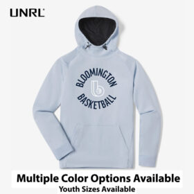 bloomington basketball 3d embroidered unrl crossover hoodie ii