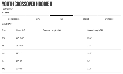lakeville north hockey **limited quantities** sport red 3d embroidered unrl crossover hoodie ii