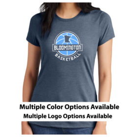 bloomington basketball women's printed tee (dm130l)