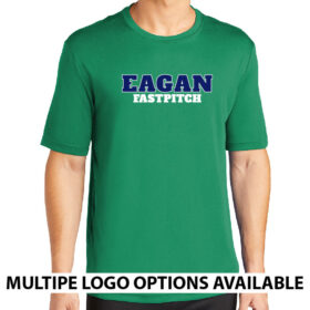 Eagan Fastpitch - Printed Performance Tee Green (ST350)