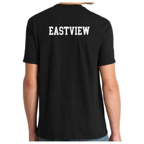 eastview seniors black printed perfect blend tee (dm108)