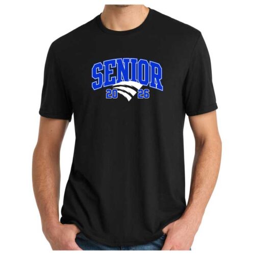 eastview seniors black printed perfect blend tee (dm108)