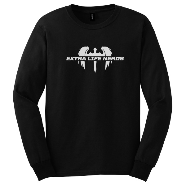 falcon ridge middle school black printed cotton long sleeve t shirt (g2400) (copy)